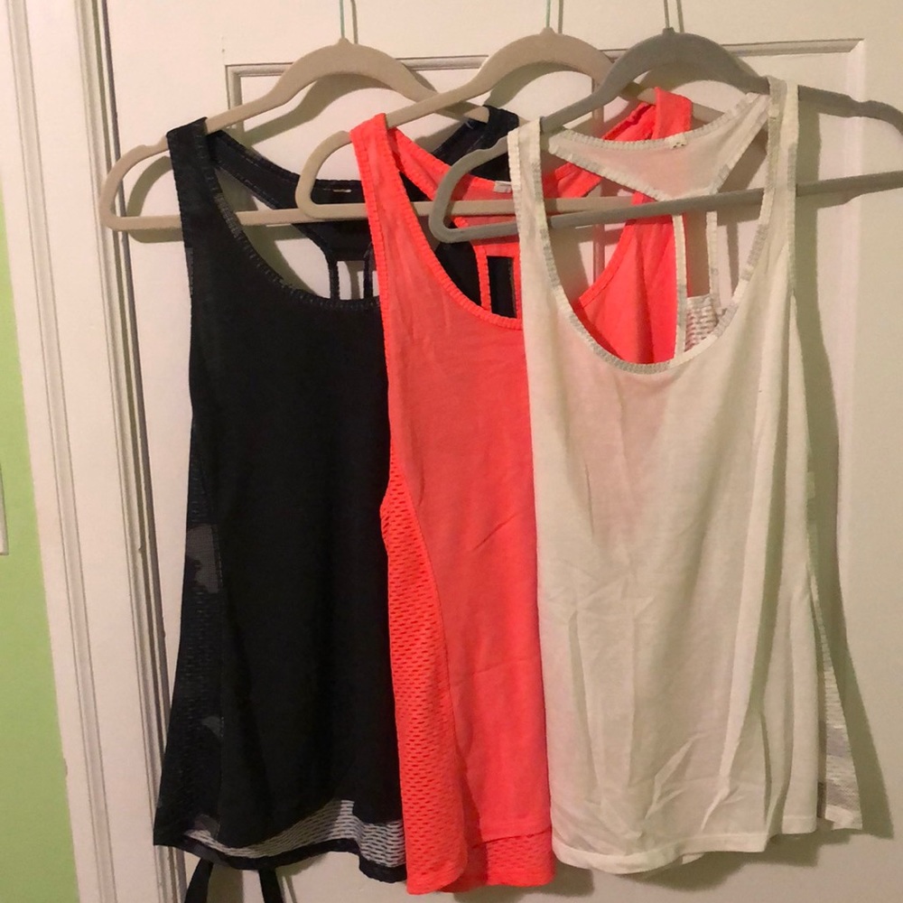 Under armor racer back tanks